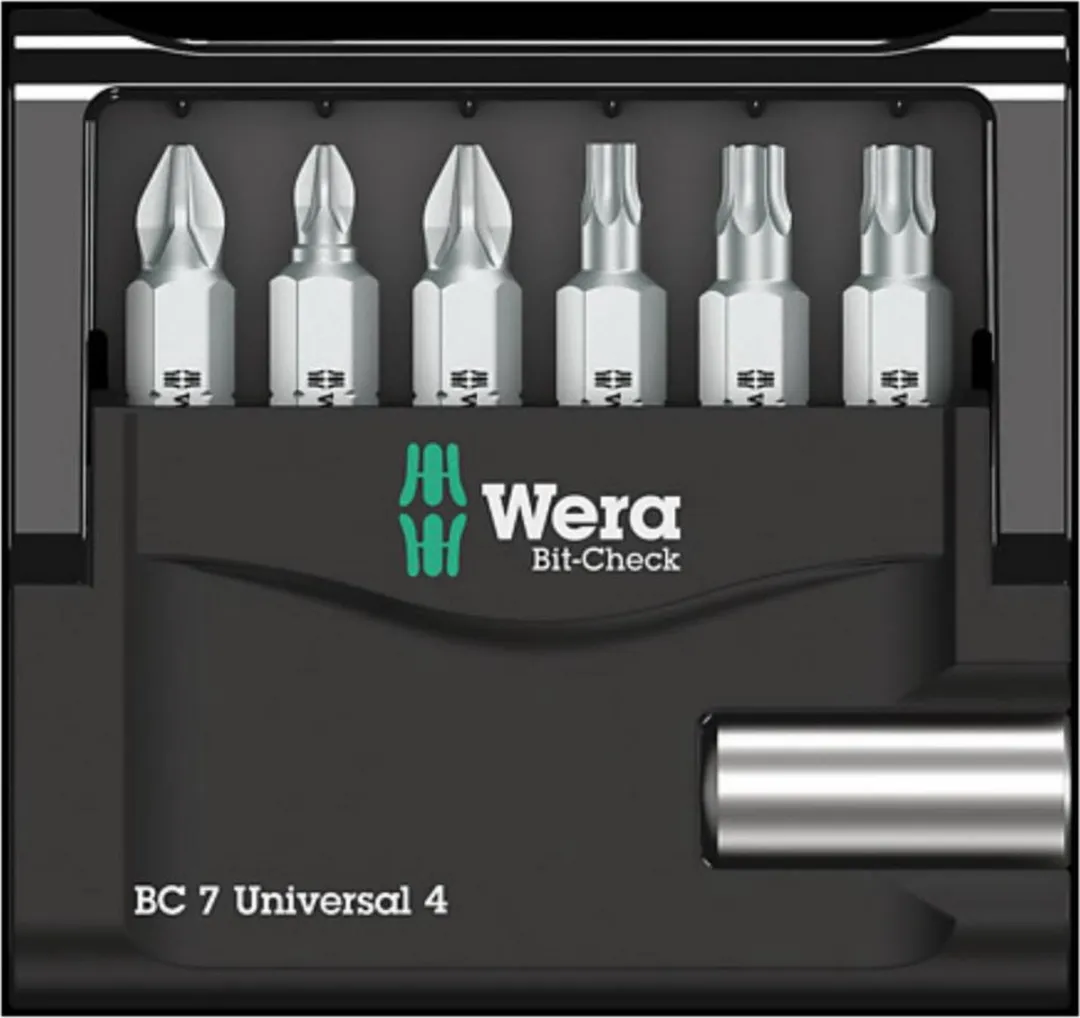 Wera 5135810001 Mini-Check 7-delige Bitset - T15