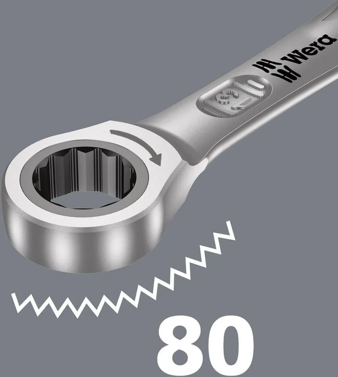 Wera Joker Switch Steek-/ringratelsleutel 19x246mm - afbeelding 6 van 6