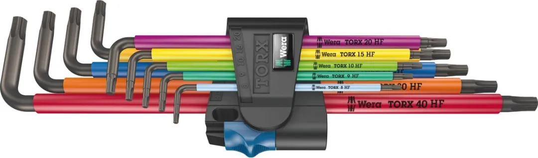 Wera TX 967/9 Stiftsleutelset - 9-delig - Multicolor