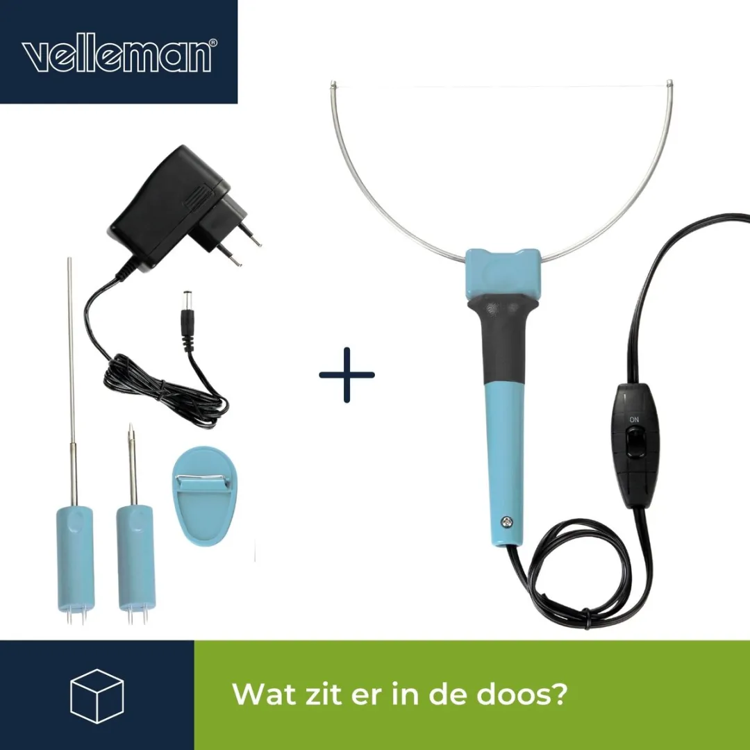 Velleman 3-in-1 Piepschuimsnijder - Blauw/Zwart