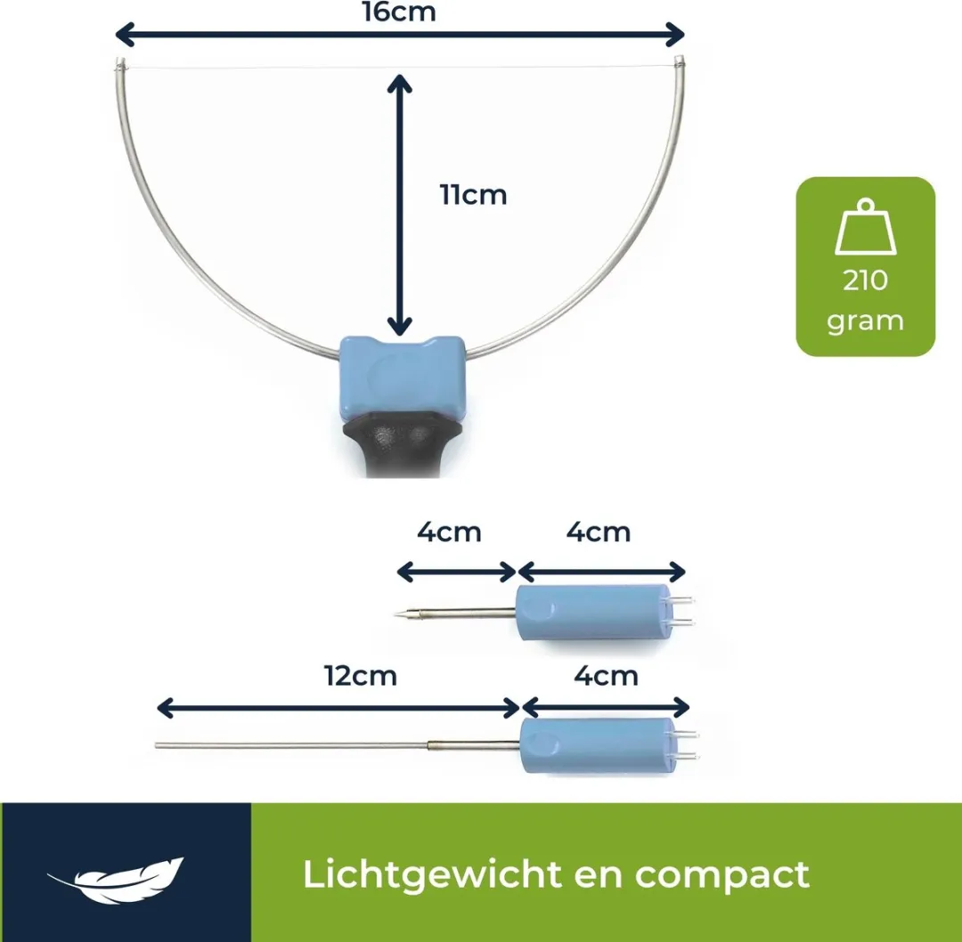 Velleman 3-in-1 Piepschuimsnijder - Blauw/Zwart