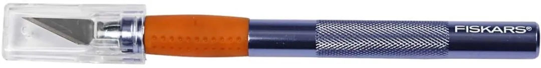 Fiskars Art Hobbymes Stanleymes 13cm - Zilver/Oranje