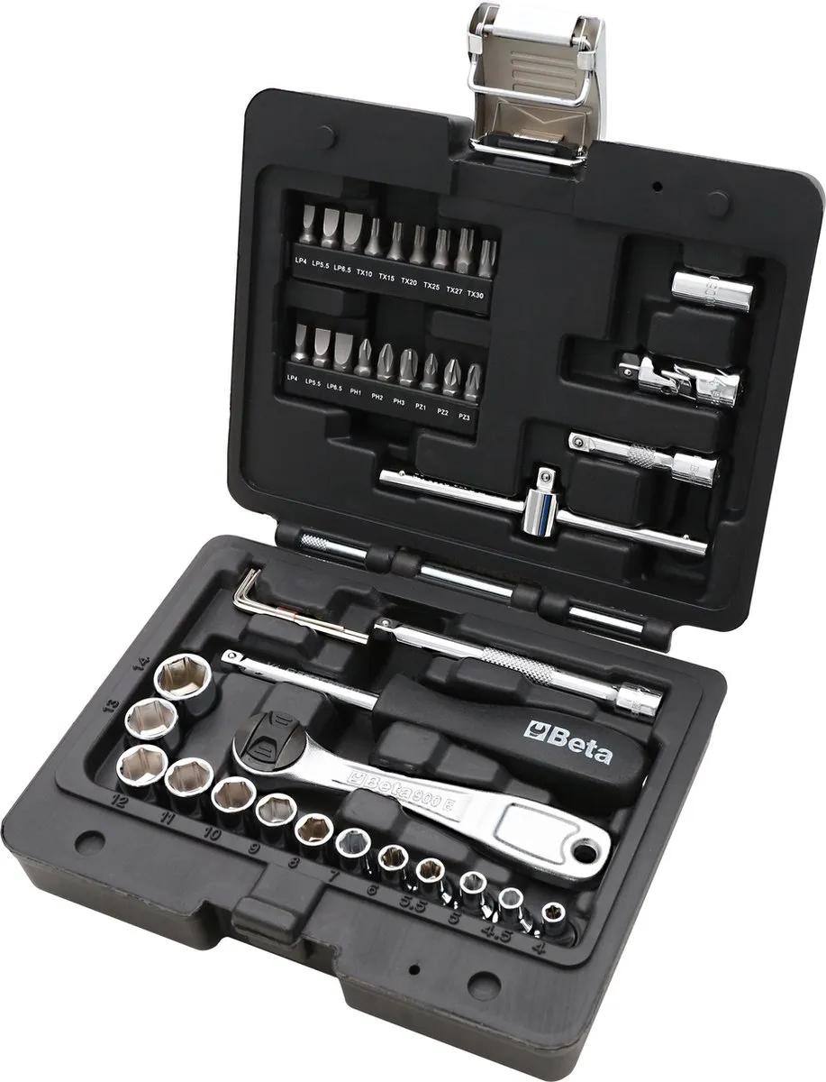 Beta Dopsleutelset 42-delig 1/4"