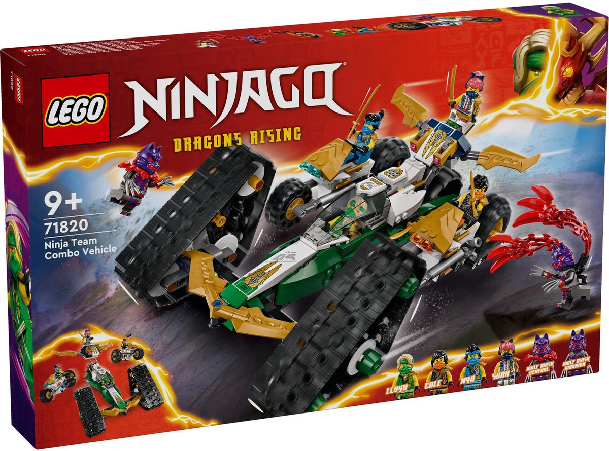 LEGO NINJAGO® Ninjateam combivoertuig 71820