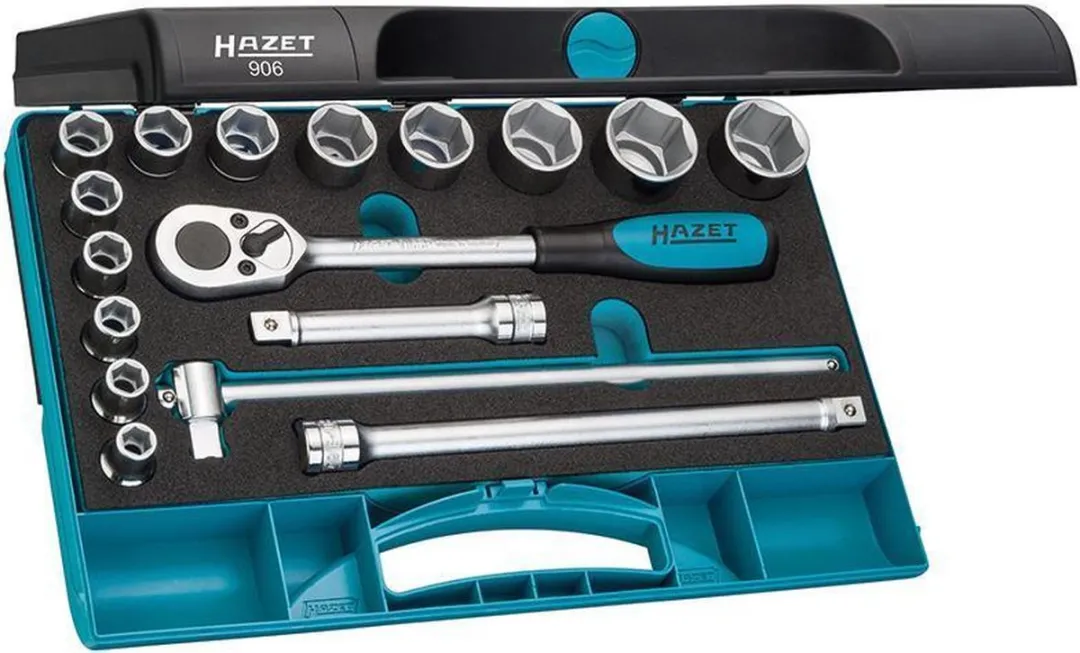 Hazet Dopsleutelset 1/2" 17-delig - Zilver