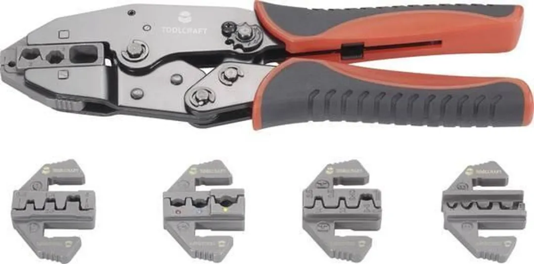 TOOLCRAFT PZ-506 Krimptangset 6-delig