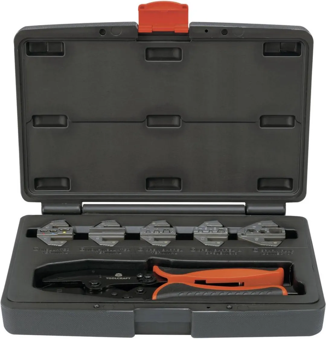 TOOLCRAFT PZ-506 Krimptangset 6-delig - Geïsoleerde kabelschoenen