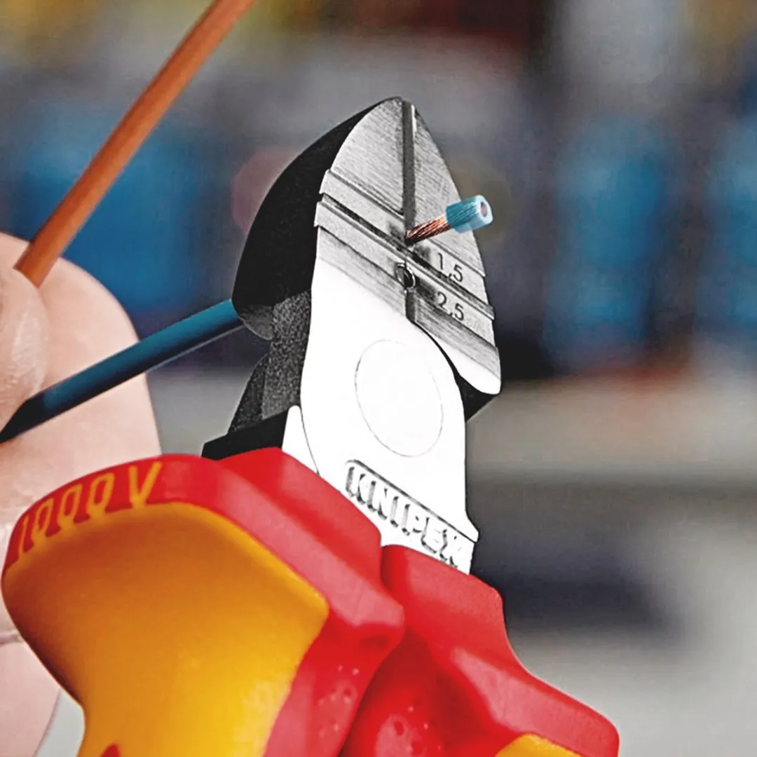 Knipex 14 26 160 Afstrip-zijsnijtang VDE - afbeelding 6 van 6