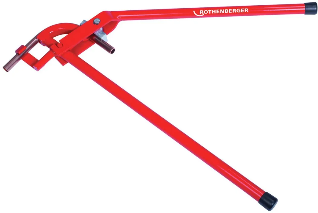 Rothenberger Buigijzer met rol Zacht staal 90mm 22mm - Rood/Zwart