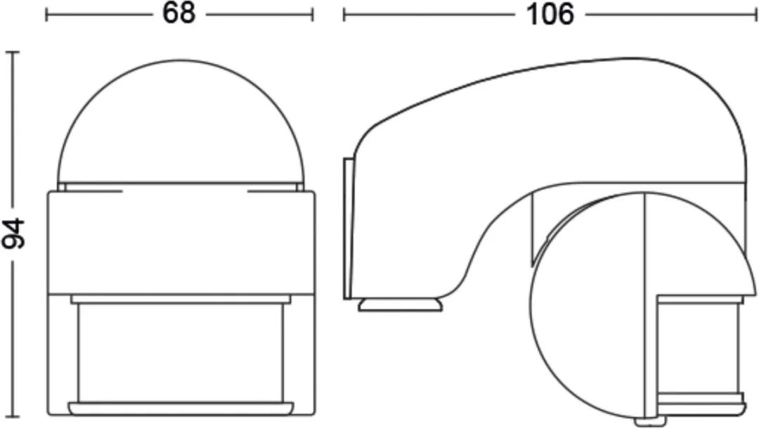 Philips Virginia Bewegingsensor - Grijs
