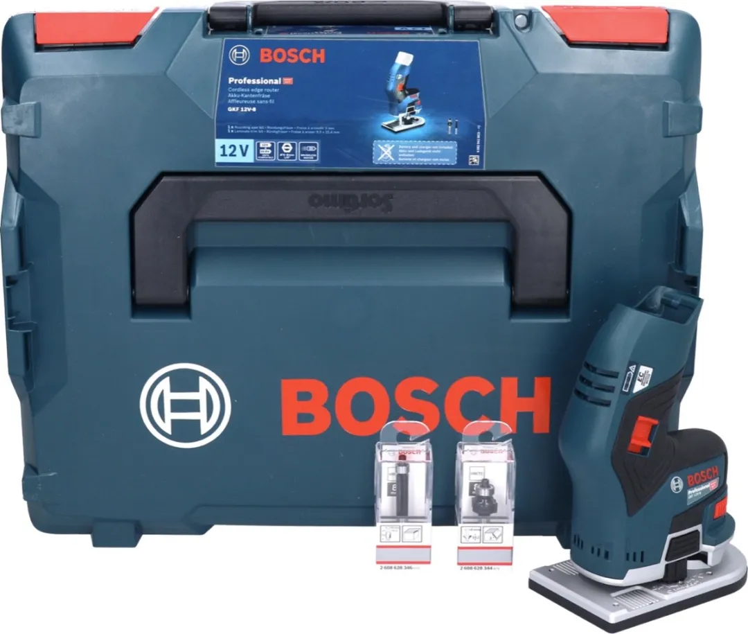 Bosch Professional GKF 12V-8 Kantenfrees - Blauw
