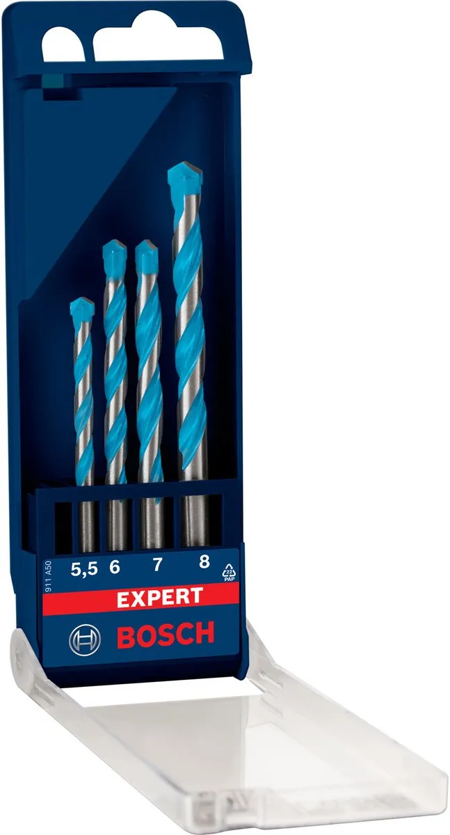 Bosch Professional EXPERT CYL-9 Cylindrische Boorset 4-delig 5.5-8mm