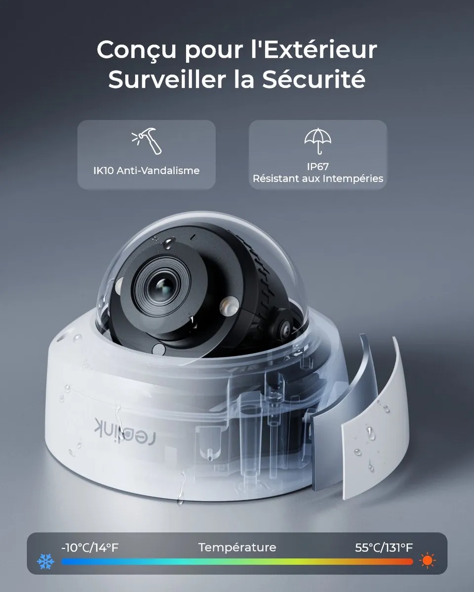 Reolink RLC-840A 4K PoE Beveiligingscamera - Wit
