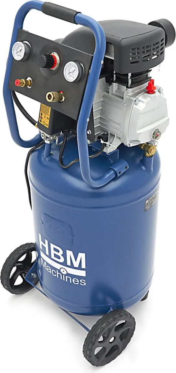 HBM H134090 Zuigercompressor 50L - 196L/min 1800W