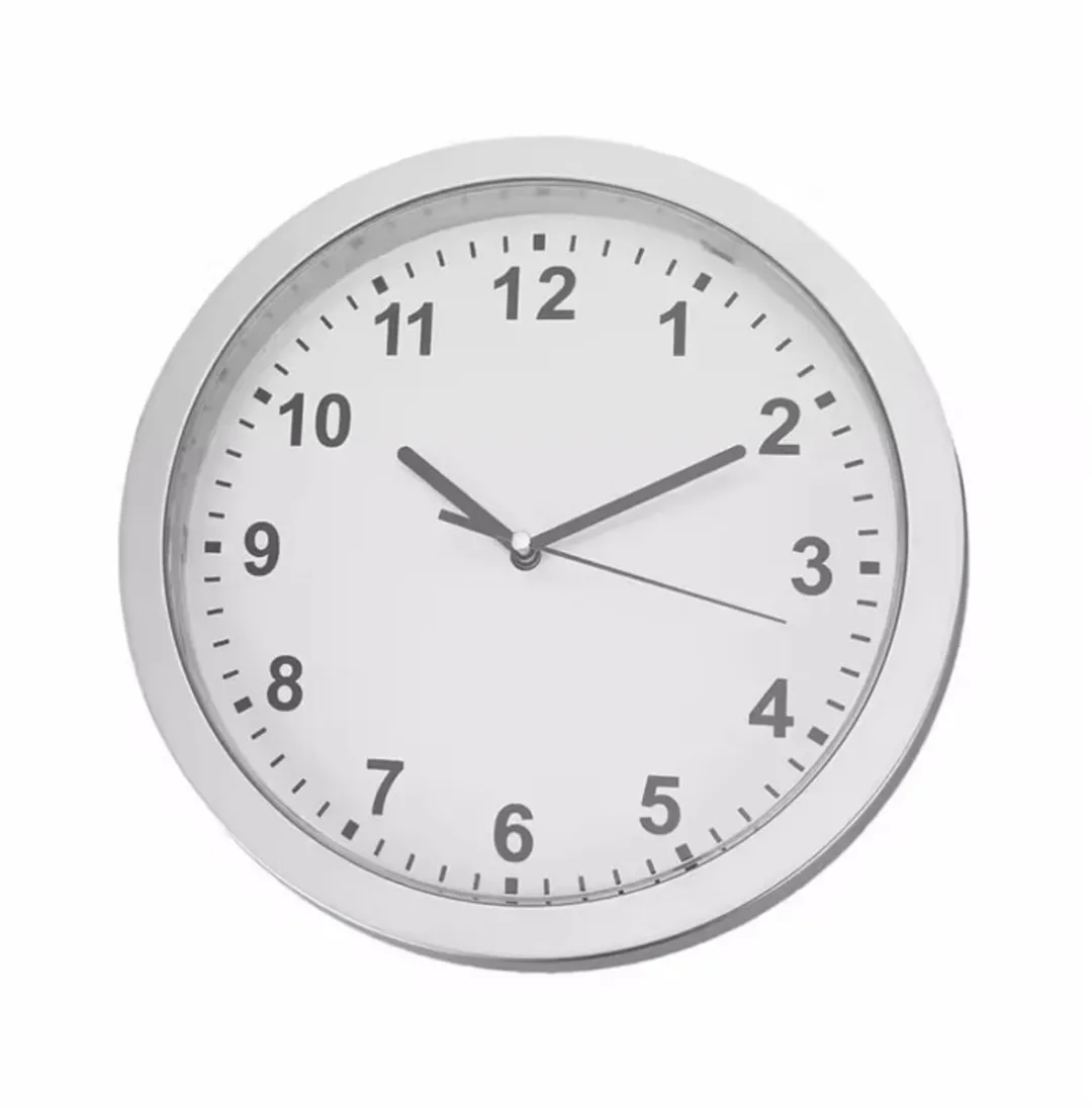 RedParrot Wandklok met Verborgen Kluis - 4L - Wit