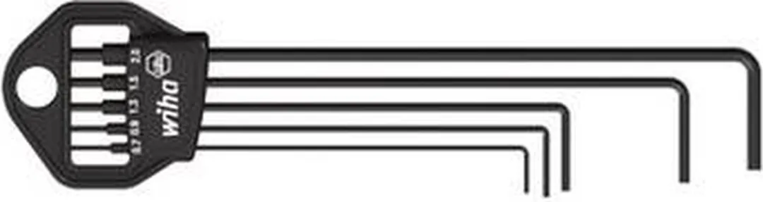 Wiha Stiftsleutelset 6-delig 06382 - Zeskant 0,7mm