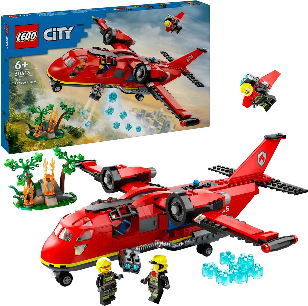 LEGO City Brandweervliegtuig 60413 - 478 Stukken