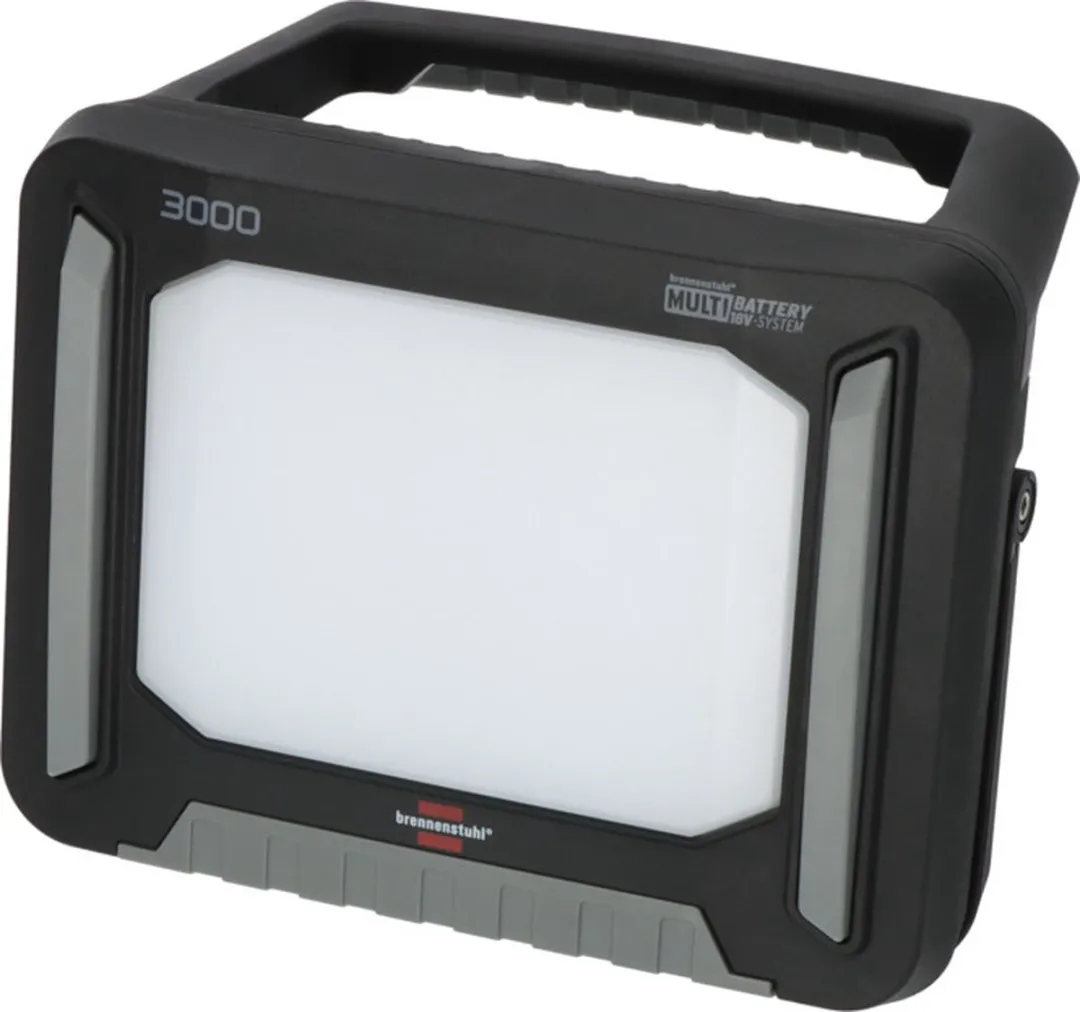 Brennenstuhl Multi Battery LED Bouwlamp 27W - 18V Compatibel - Grijs/Zwart