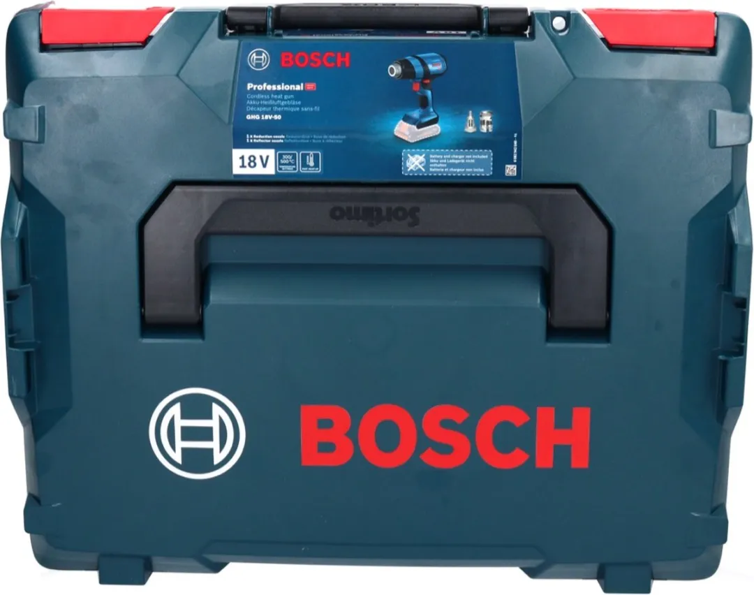 Bosch Professional GHG 18V-50 Accu-heteluchtpistool 300/500°C - 1x 4,0Ah