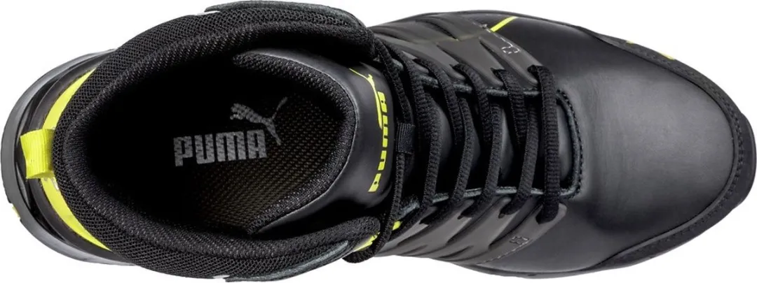 PUMA Safety Velocity 2.0 Hoog S3 - Zwart/Geel 44