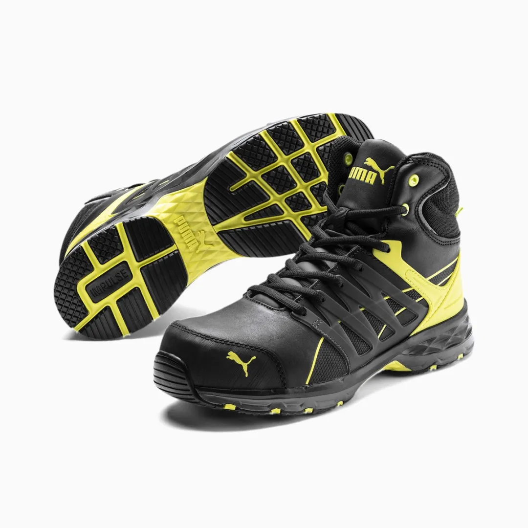 PUMA Safety Velocity 2.0 Hoog S3 - Zwart/Geel 44 - afbeelding 6 van 6