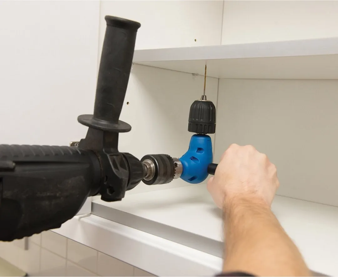 Silverline Rechte Hoek Spankop 10mm - Sleutelloos