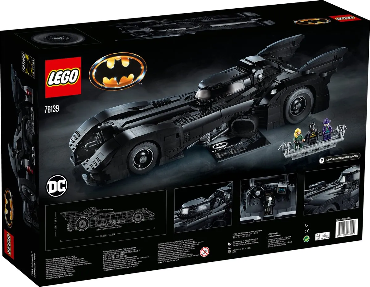 LEGO Batman 1989 Batmobile 76139 - 3306 Stukken