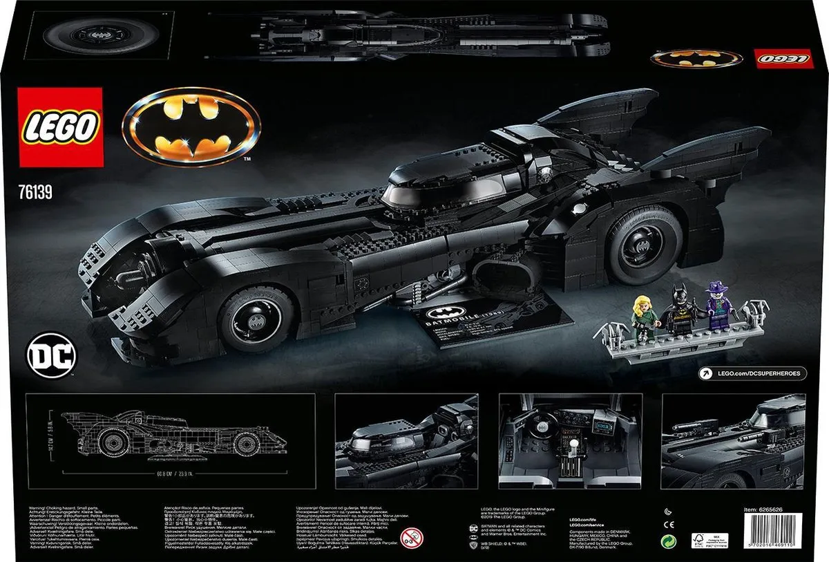 LEGO Batman 1989 Batmobile 76139 - 3306 Stukken