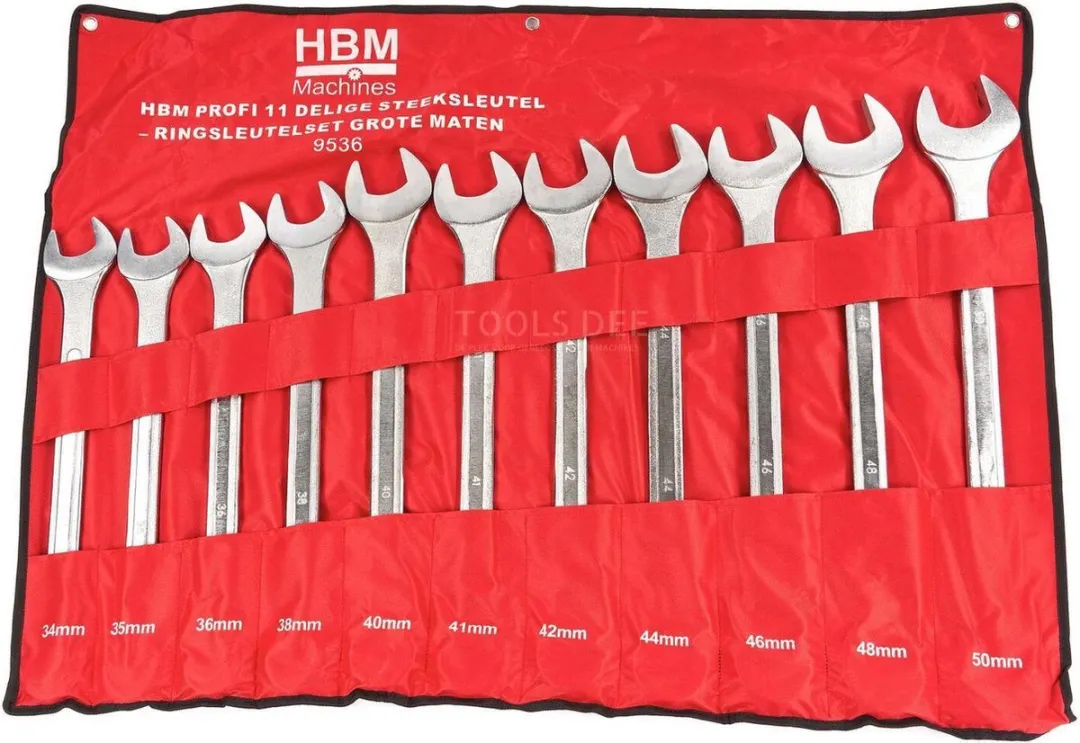 HBM Profi 11 Delige Steeksleutel Ringsleutelset 27mm