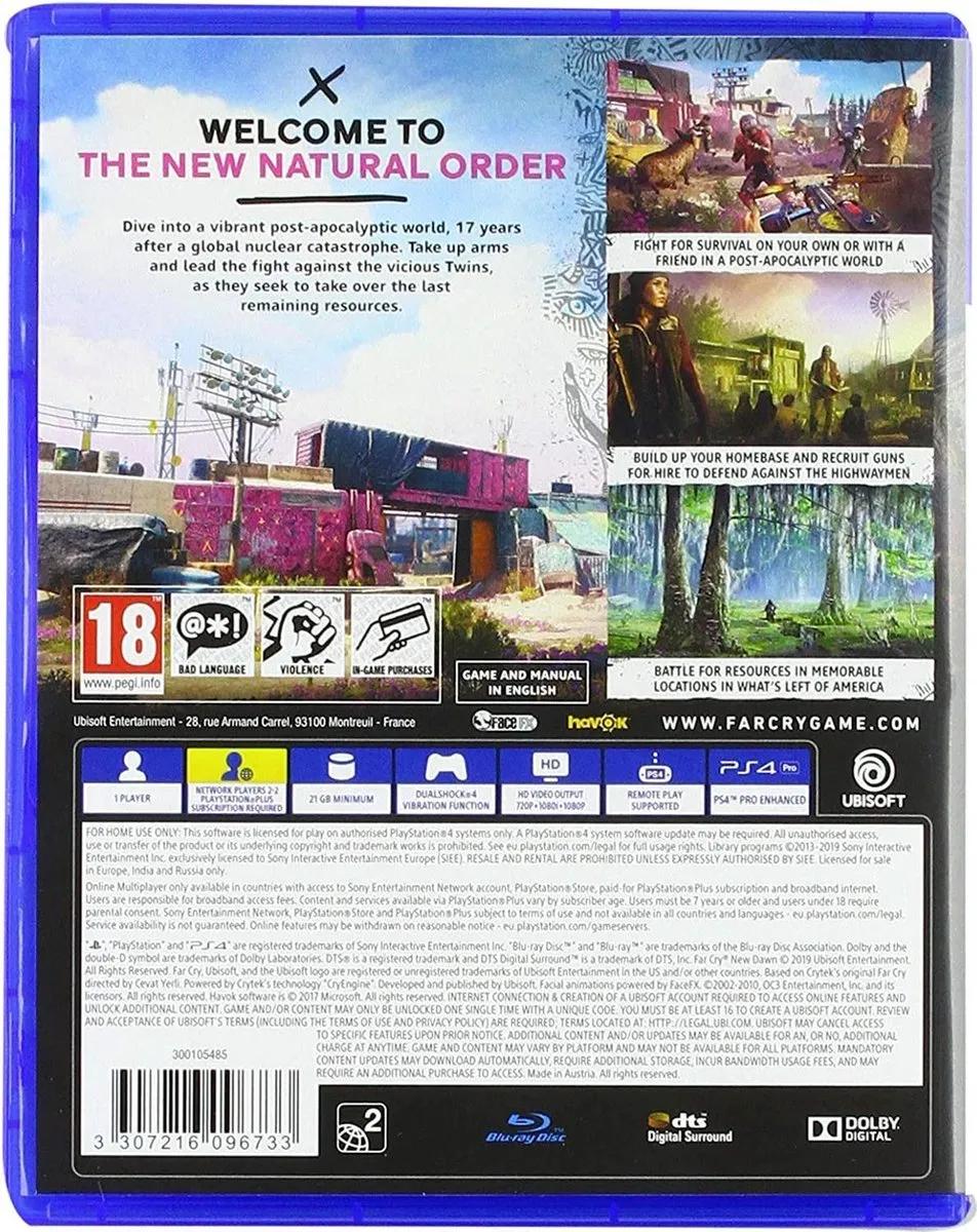 Ubisoft Far Cry New Dawn - PS4 Multiplayer