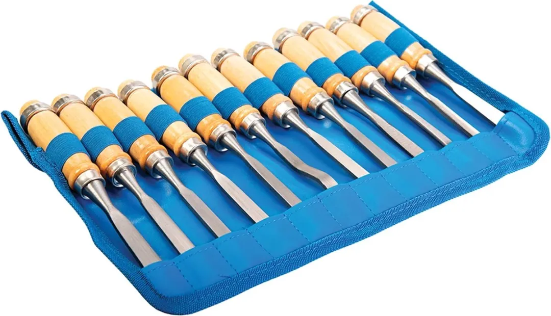 Silverline 250241 Houtsnijbeitel Set 12-delig - 200mm