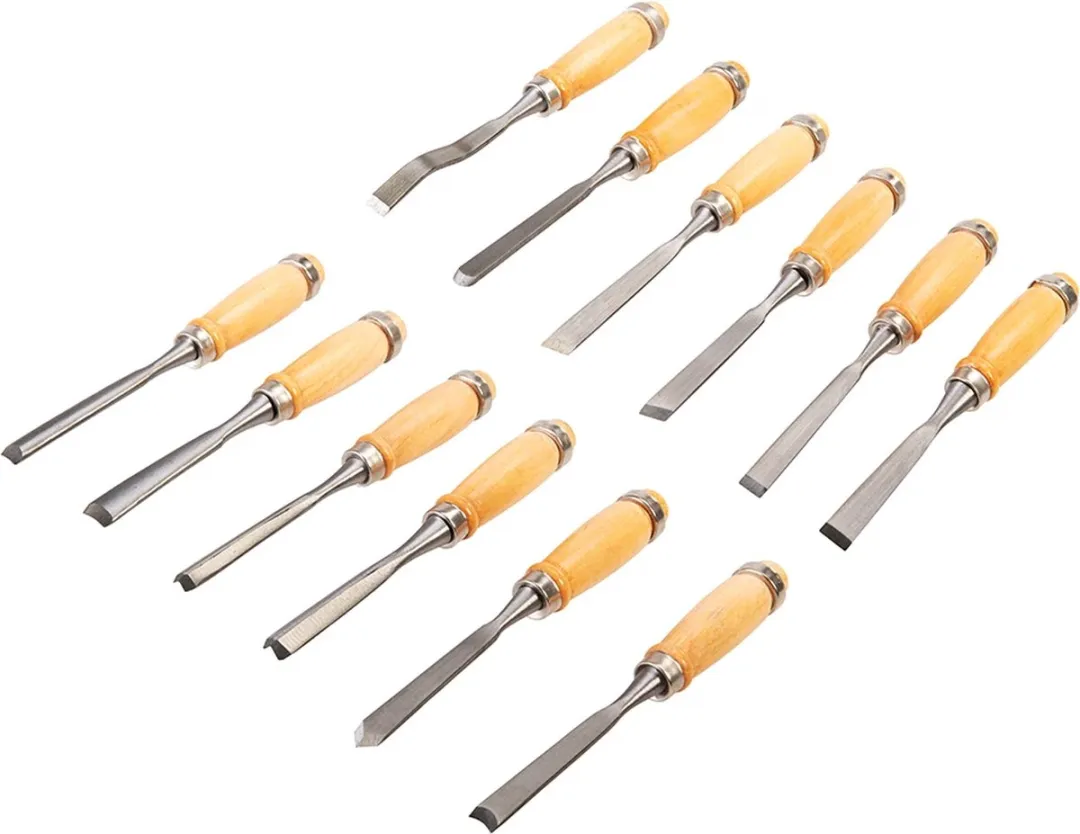 Silverline 250241 Houtsnijbeitel Set 12-delig - 200mm