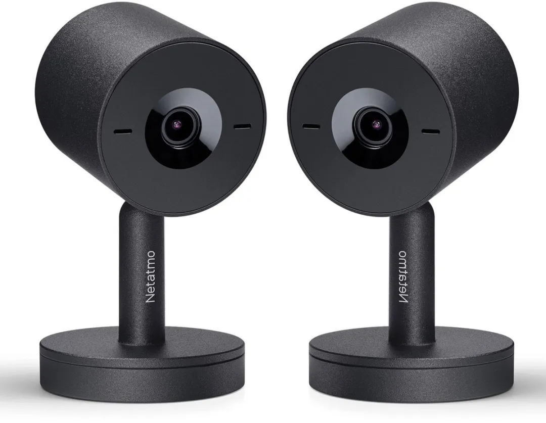 Netatmo Indoor Camera Advance 2K - 2 Stuks - Zwart