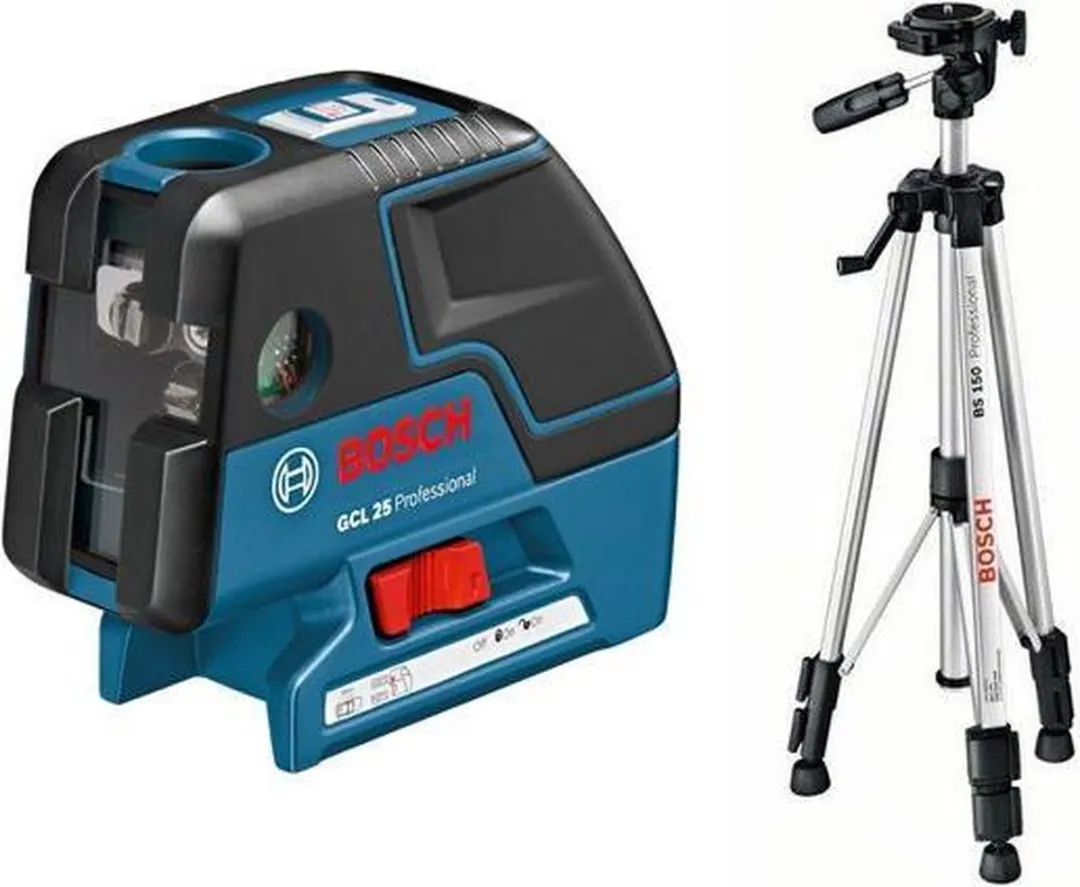 Bosch Professional GCL 25 Punt/Lijnlaser - IP54 - Statief BT 150 - afbeelding 5 van 6