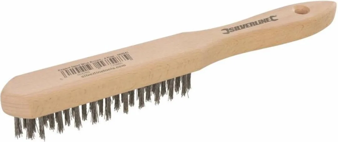 Silverline Staalborstel 4 Rijen