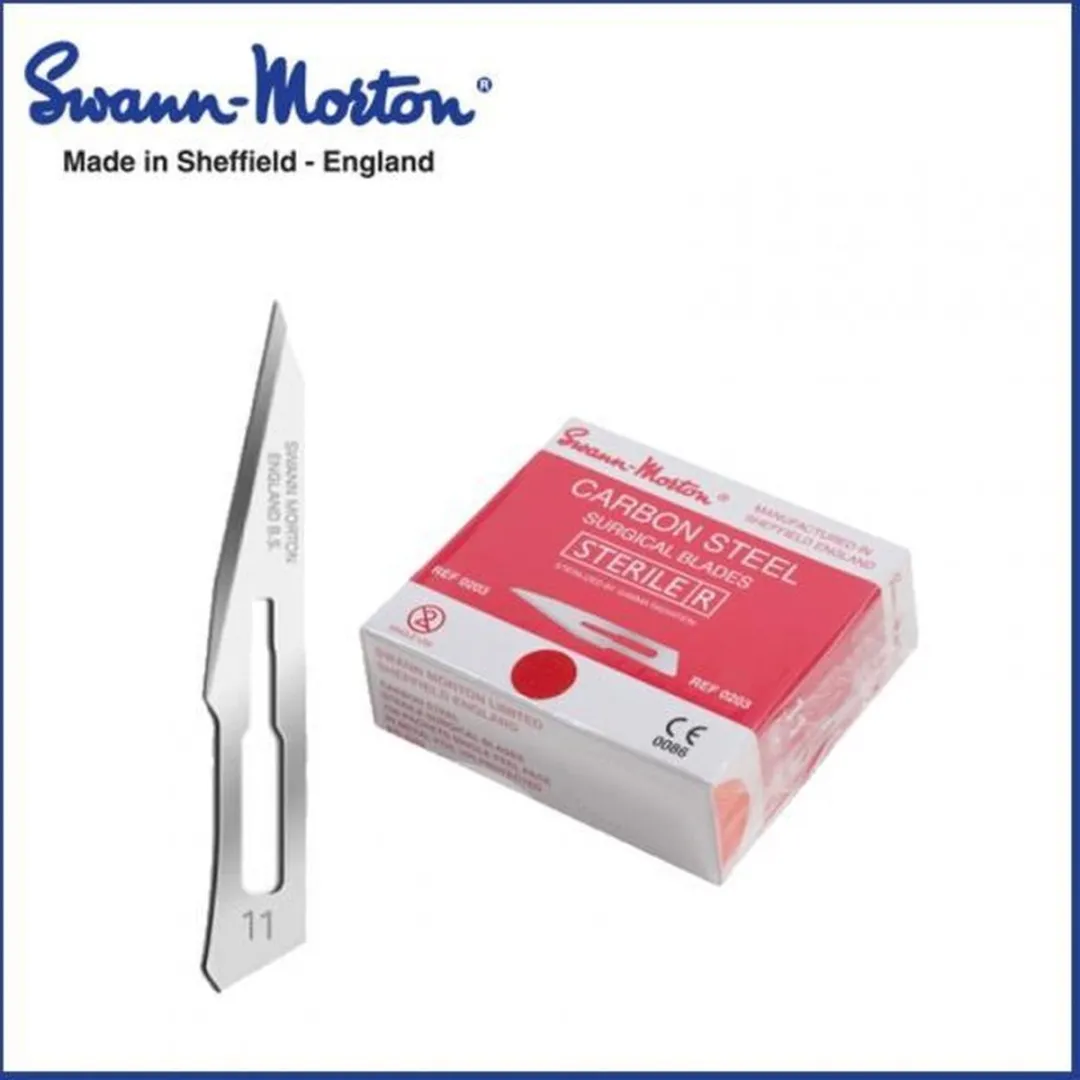 Swann Morton Scalpelmesje nr.11 REF 0203 - 100 Stuks
