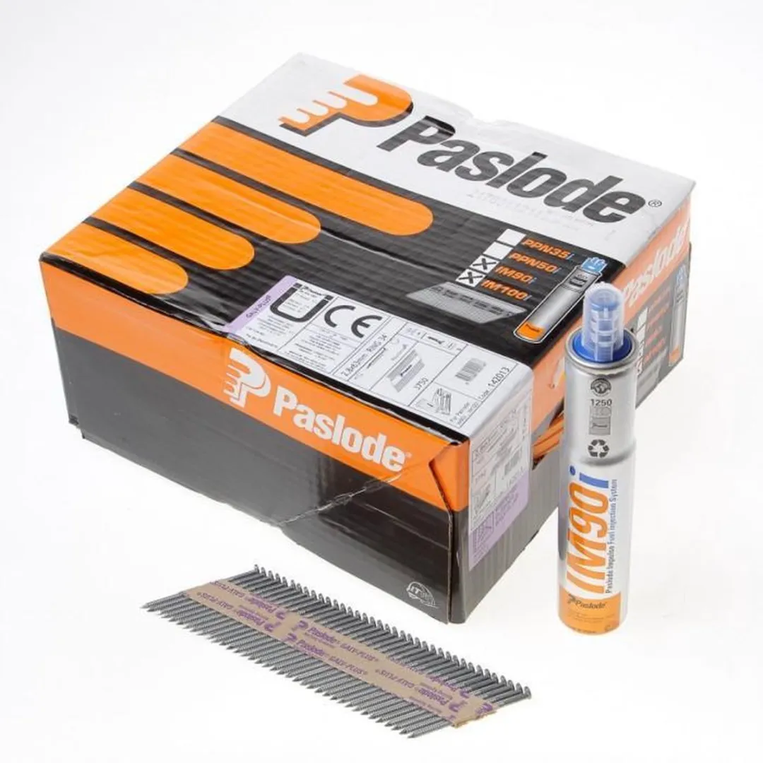 Paslode IM90 Stripnagels 2.8x63mm - 3750 Stuks - Blank