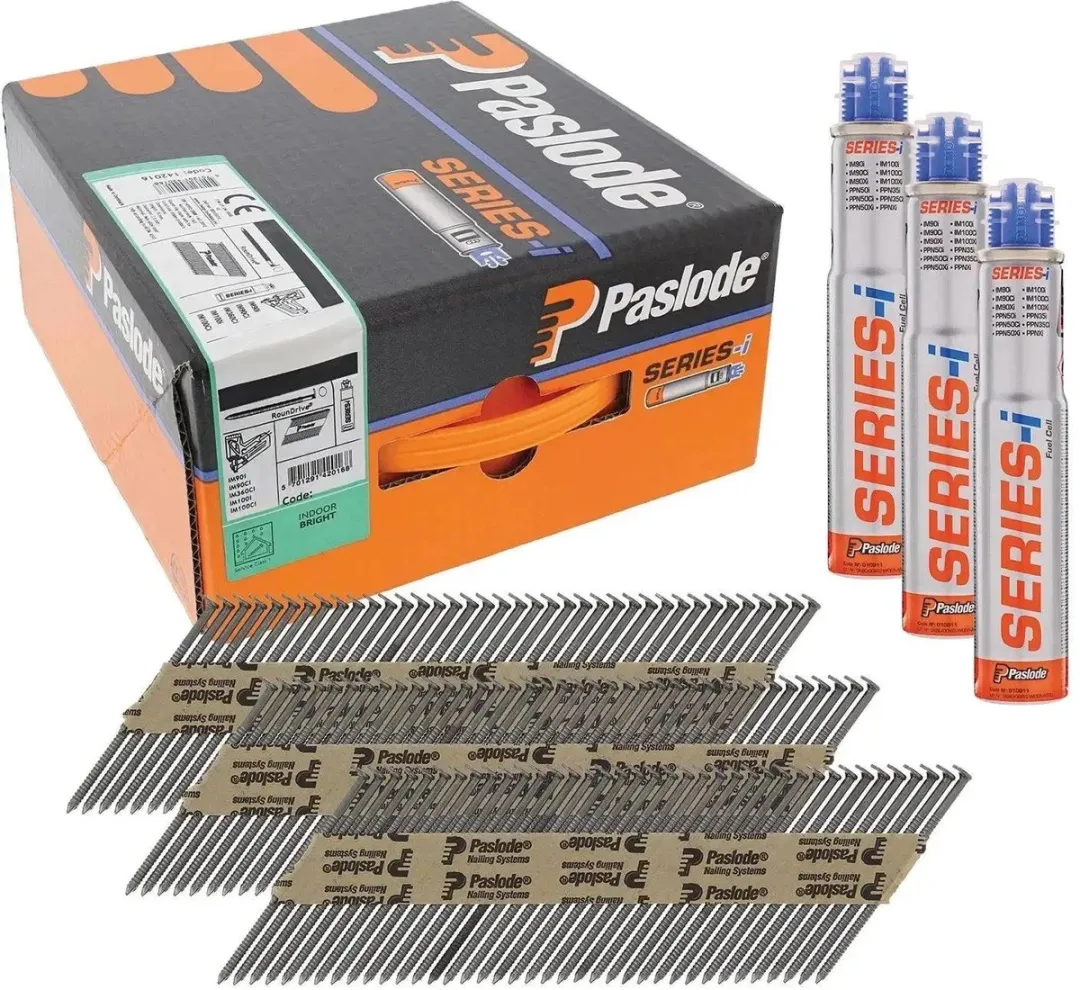Paslode IM90 Stripnagels 2.8x63mm - 3750 Stuks - Blank