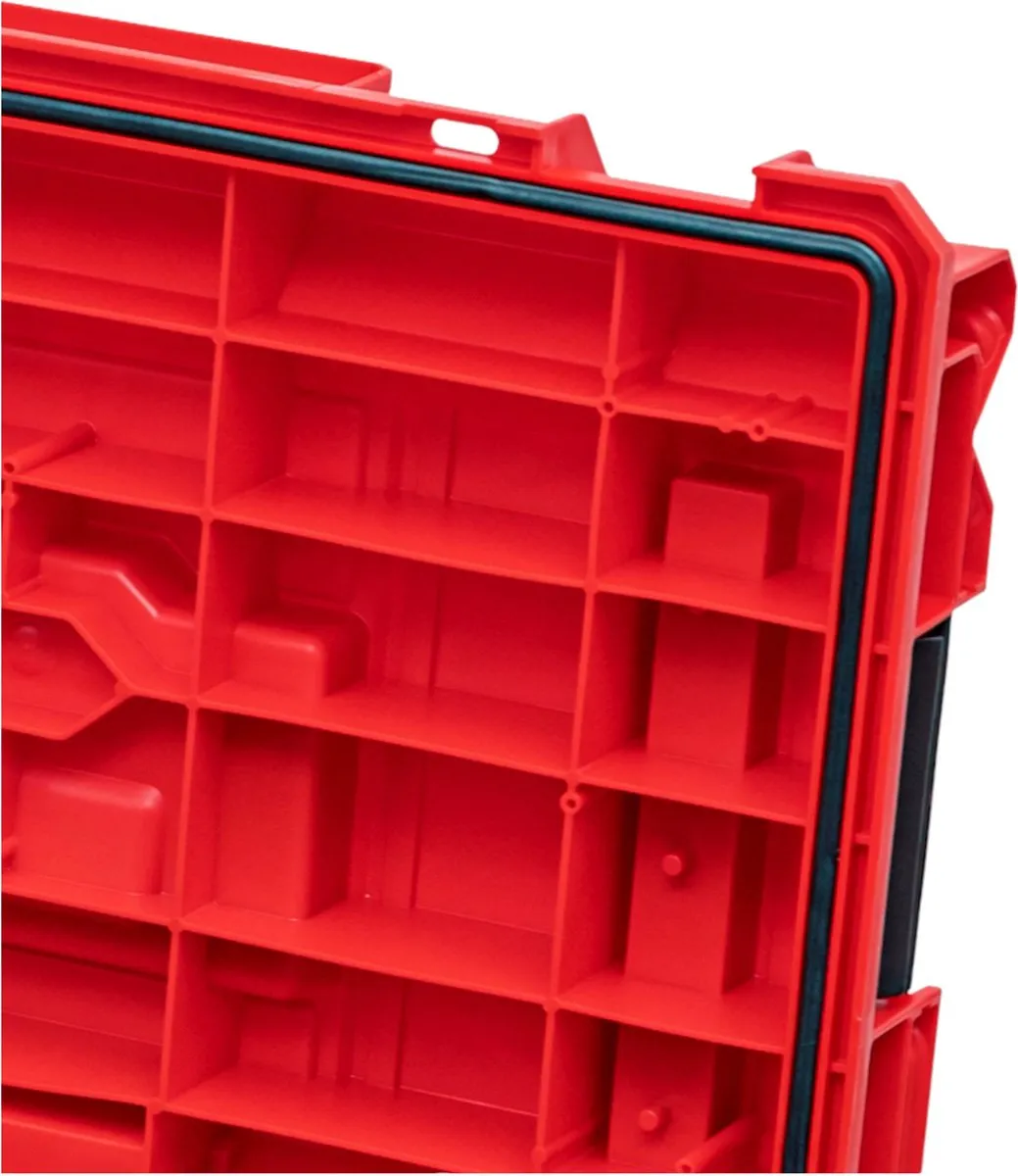Toolbrothers RHINO XXL Gereedschapskoffer 52L - IP66 - Rood - afbeelding 3 van 6