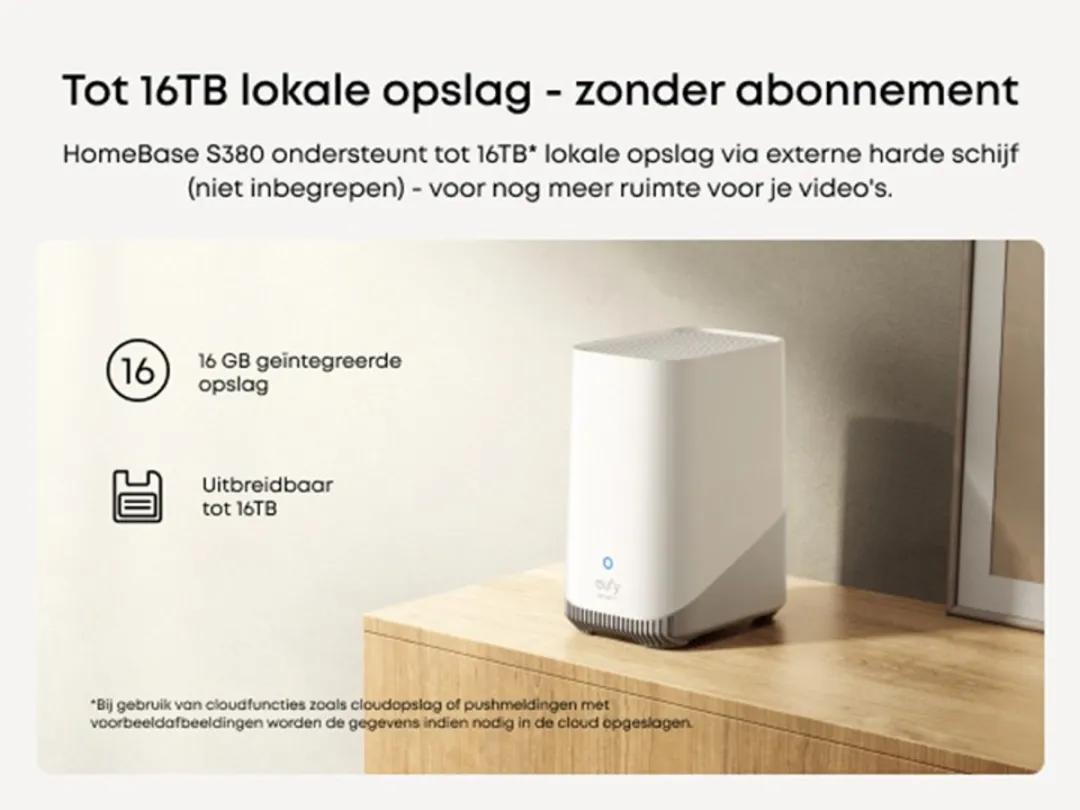 Eufy eufyCam S4 & E340 2K Set - Wit/Zwart - afbeelding 6 van 6