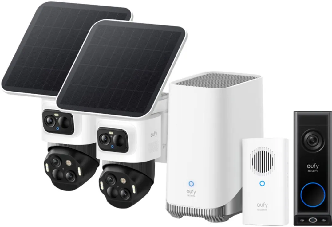Eufy eufyCam S4 & E340 2K Set - Wit/Zwart