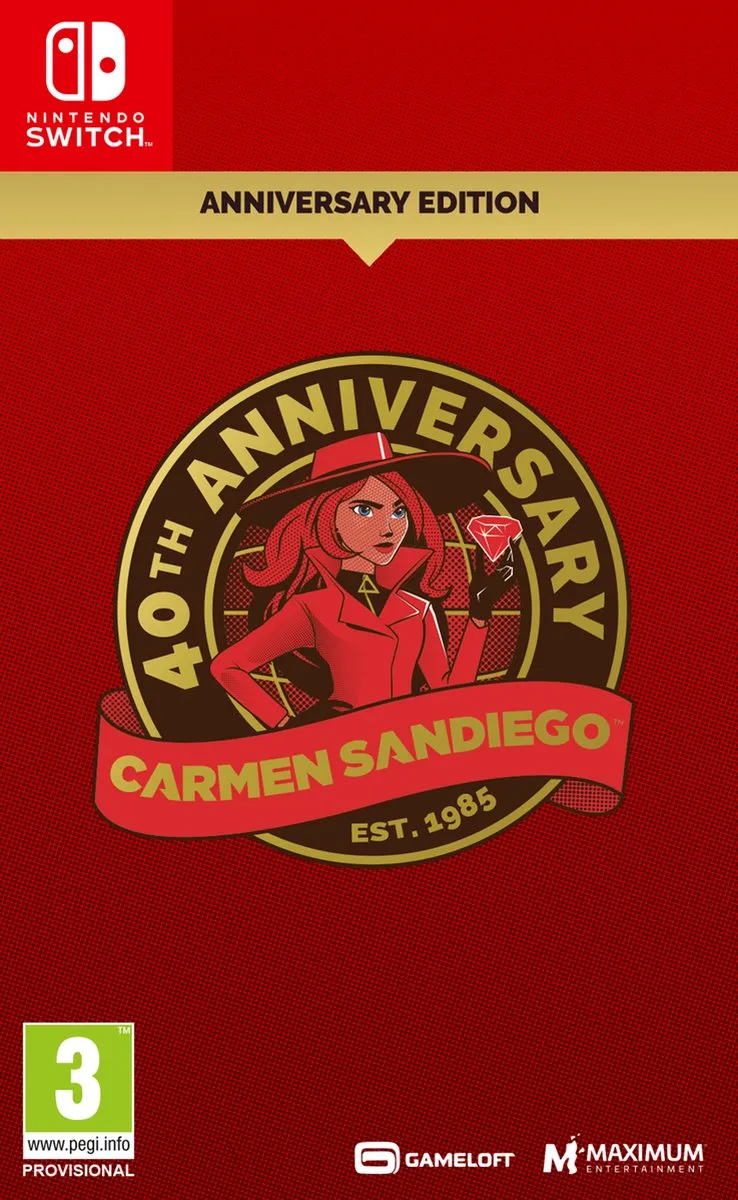 Mindscape Carmen Sandiego 40th Anniversary Nintendo Switch