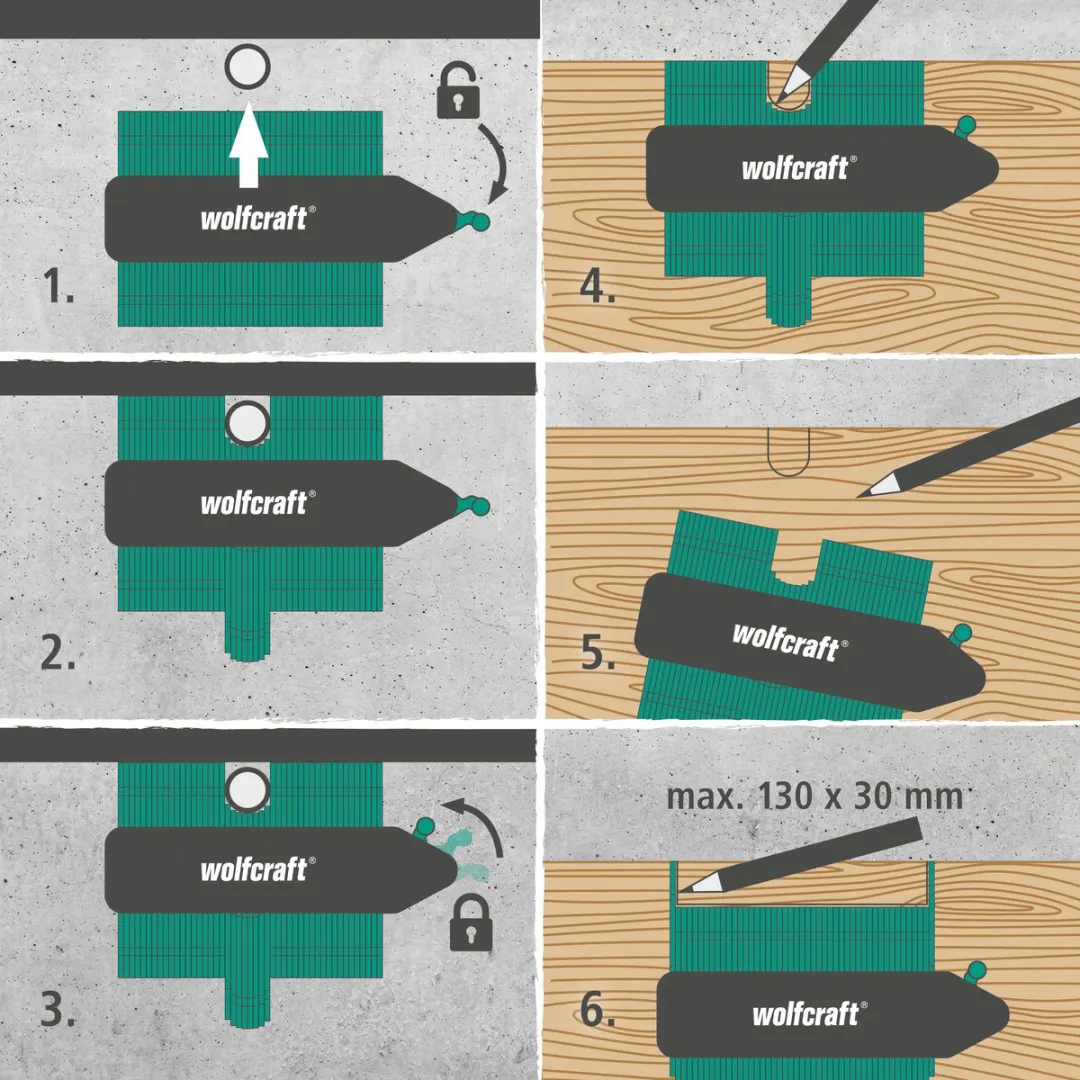 Wolfcraft Contourmal 6949000 - 130mm
