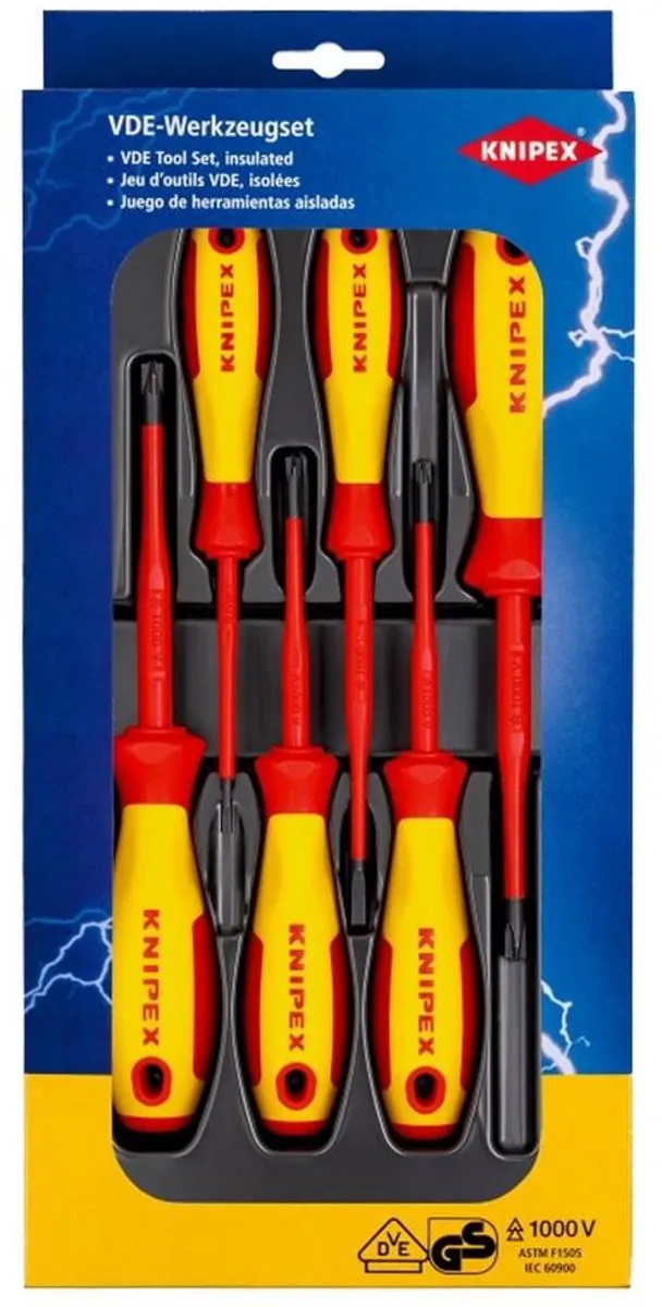 Knipex Schroevendraaierset VDE 6-delig