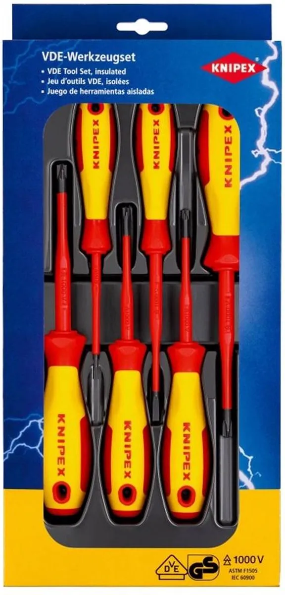 Knipex Schroevendraaierset VDE 6-delig