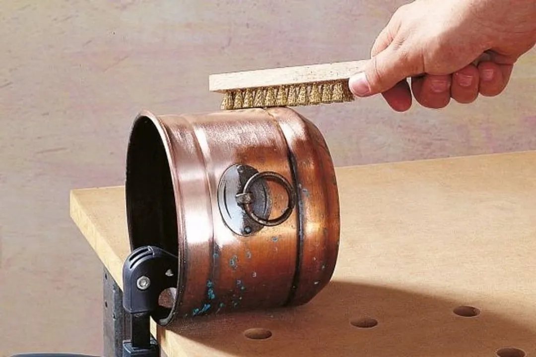 Wolfcraft Messingdraad Fijnkrasborstel 2724000 - afbeelding 2 van 3
