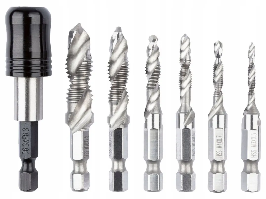 PARKSIDE 7-delige Boor- en Tapsleutelsset - 6 Stuks M3-M10
