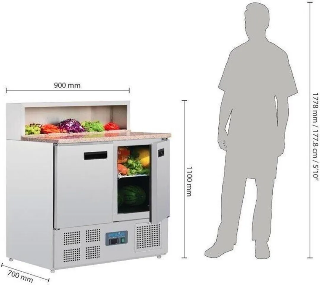 Polar G603 Gekoelde Saladette 288L