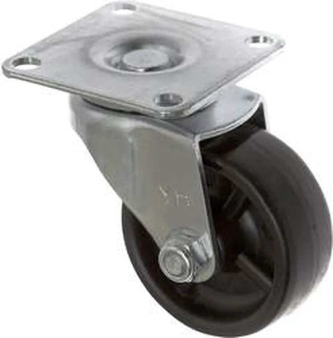 TOOLCRAFT Bokrol Rubber 50mm met Schroefplaat