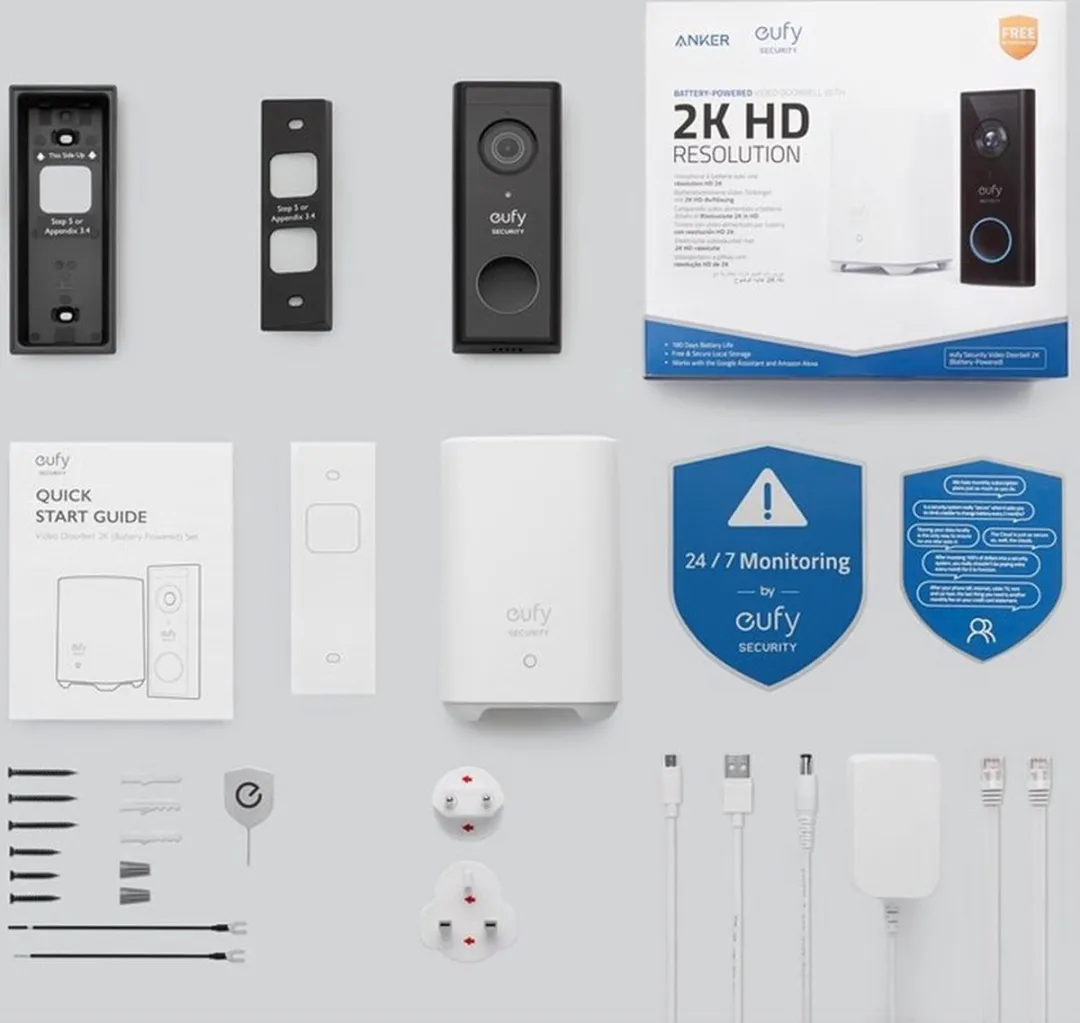 Eufy S220 Video Deurbel + SoloCam Bundel - HomeBase 2 - Zwart